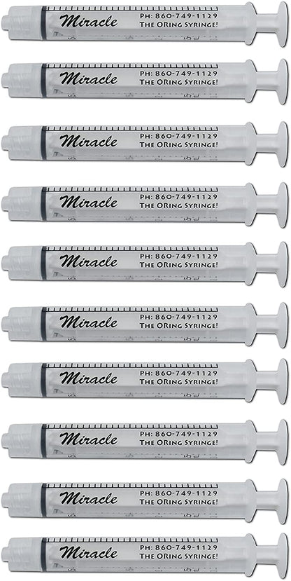 3.0 ml Miracle Brand Oring Syringe Pkg/10 Sterile