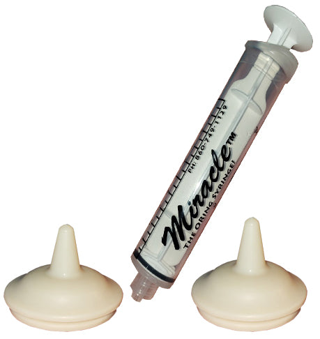 Small Puppy Miracle Nipple® Pkg/2 - Includes 2-10 ml Oring Syringe